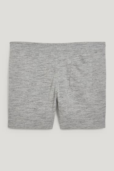 Clockhouse Boys - Shorts in felpa - grigio melange