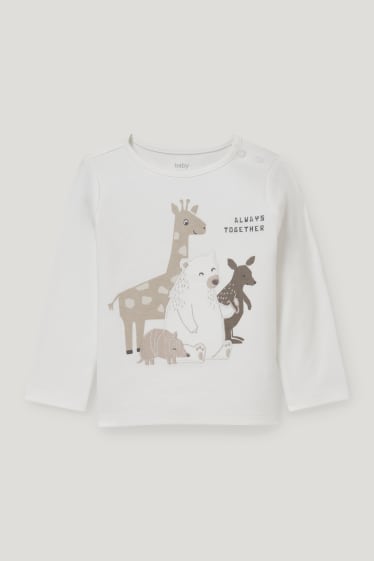 Bébé filles - Pyjama bébé - 2 pièces - blanc