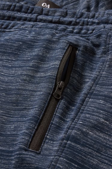 Clockhouse homme - Shorts en molleton - bleu foncé-chiné