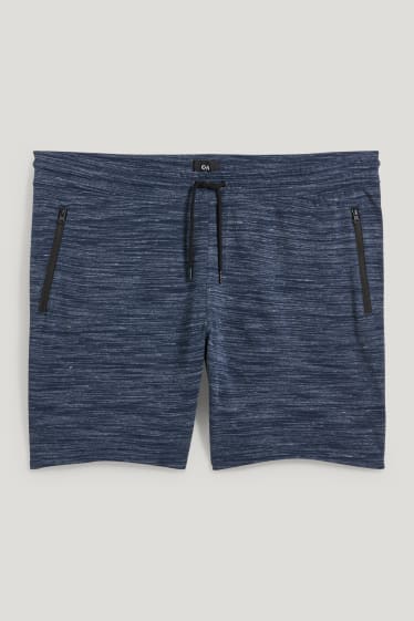 Clockhouse homme - Shorts en molleton - bleu foncé-chiné