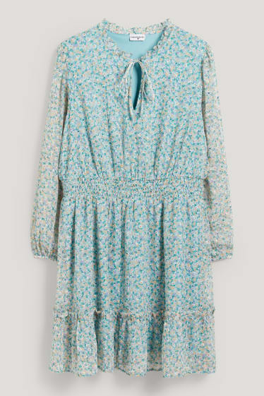 Donna - CLOCKHOUSE - vestito in chiffon - blu