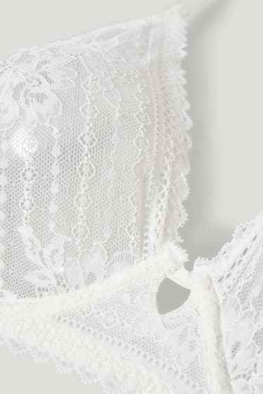 Donna - Reggiseno con ferretti - bianco crema