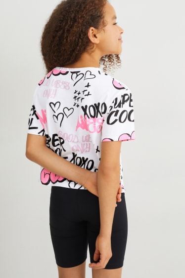Kids Girls - T-shirt - wit