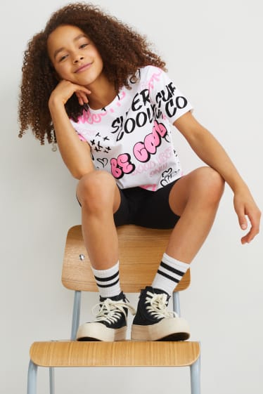Kids Girls - T-shirt - wit