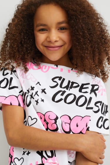 Kids Girls - T-shirt - wit