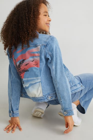 Kids Girls - Jachetă din denim - denim-albastru deschis