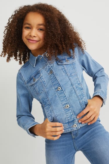 Kids Girls - Jachetă din denim - denim-albastru deschis