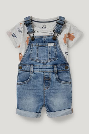 Baby Boys - Compleu bebeluși - 2 piese - denim-albastru deschis