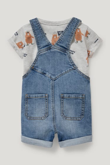 Baby Boys - Compleu bebeluși - 2 piese - denim-albastru deschis