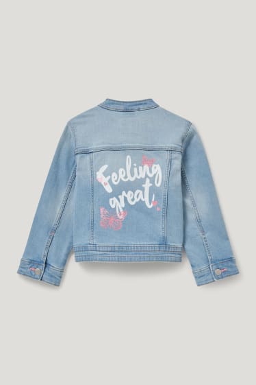 Toddler Girls - Jachetă din denim - denim-albastru deschis