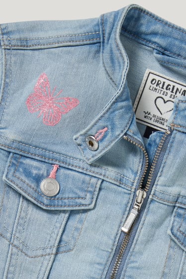 Toddler Girls - Jachetă din denim - denim-albastru deschis