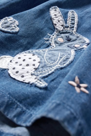 Nena petita - Vestit texà - texà blau