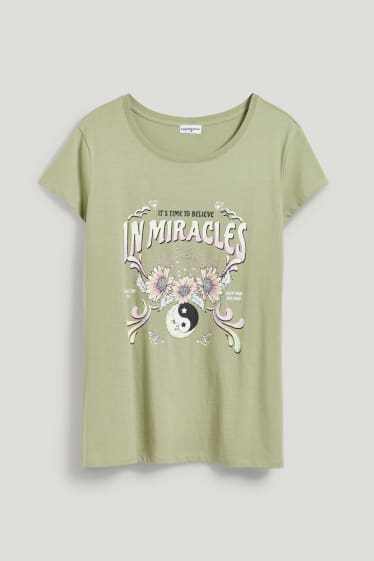 Damen XL - CLOCKHOUSE - T-Shirt - grün
