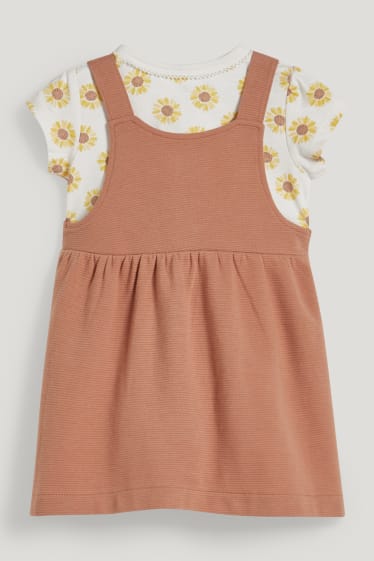Bébé filles - Ensemble bébé - 2 pièces - marron clair