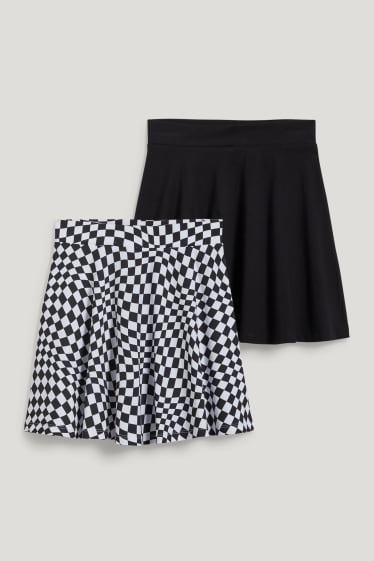 Kids Girls - Multipack of 2 - skirt - black / white