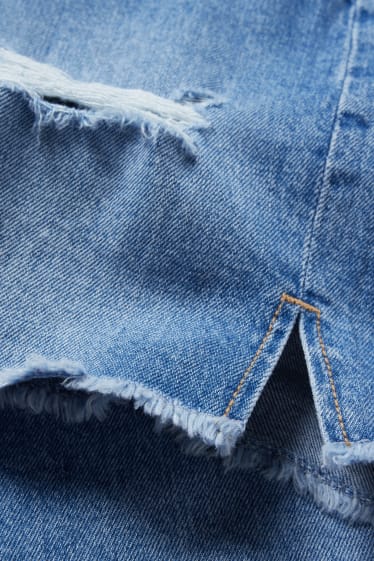 Filles - Short en jean - jean bleu