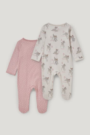 Bébé filles - Bambi - pyjama bébé - 2 pièces - rose