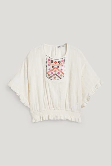 Bambine: - Blusa - bianco crema