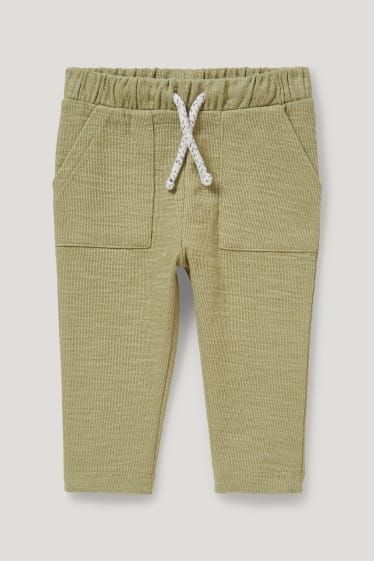 Baby Boys - Pantaloni de trening bebeluși - verde deschis