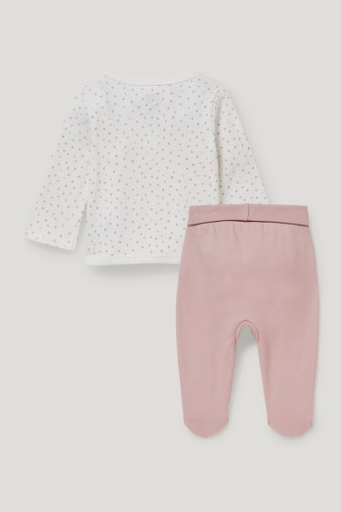 Baby Girls - Aristocats - Erstlingsoutfit - mit Bio-Baumwolle - 2 teilig - rosa