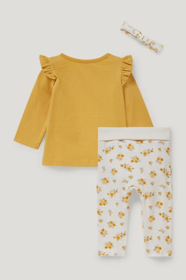 Bébé filles - Ensemble bébé - 3 pièces - blanc crème