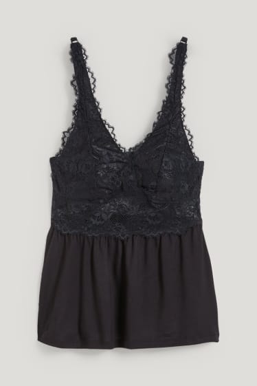 Femmes - Soutien-gorge caraco - noir