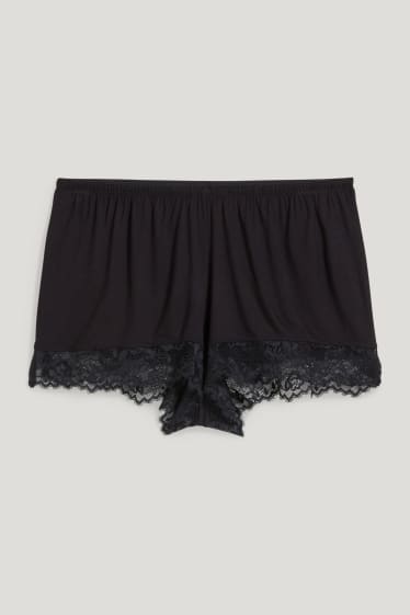 Damen - Boxershorts - schwarz