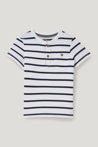 Toddler Boys - T-shirt - a righe - bianco / blu