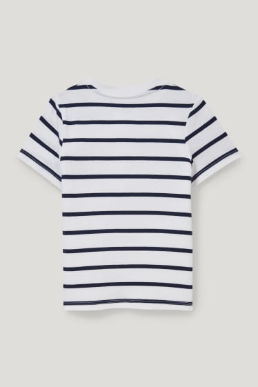 Toddler Boys - T-shirt - a righe - bianco / blu