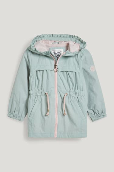 Toddler Girls - Jas met capuchon - mintgroen