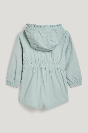 Toddler Girls - Jas met capuchon - mintgroen