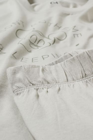 Donna - Pigiama con pantaloni corti - Topolino - grigio