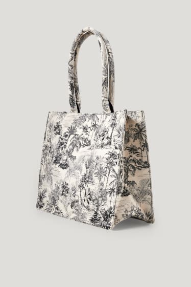 Donna - Borsa - fantasia - beige chiaro