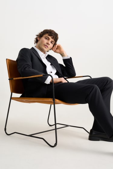 Herren - Businesshemd - Regular Fit - Cutaway - bügelleicht - weiß