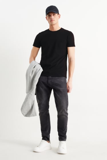 Heren - T-shirt - Flex - zwart