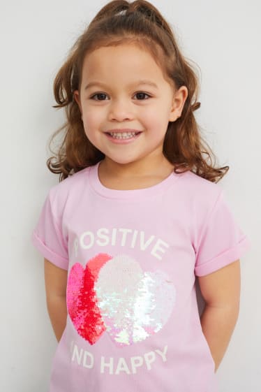 Toddler Girls - Tricou cu mânecă scurtă - roz