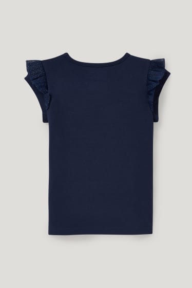 Toddler Girls - Frozen - maglia a maniche corte - blu scuro