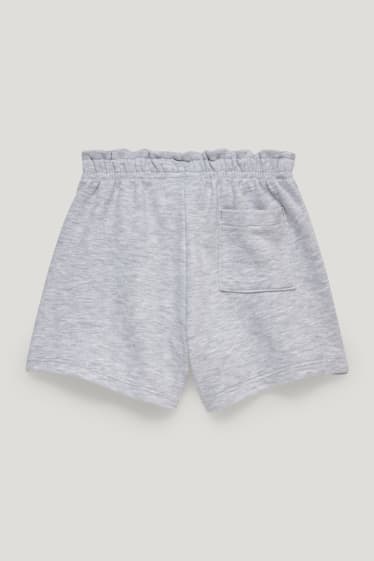 Toddler Girls - Sweat shorts - light gray-melange