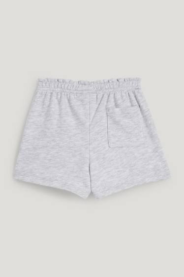 Toddler Girls - Sweatshorts - hellgrau-melange