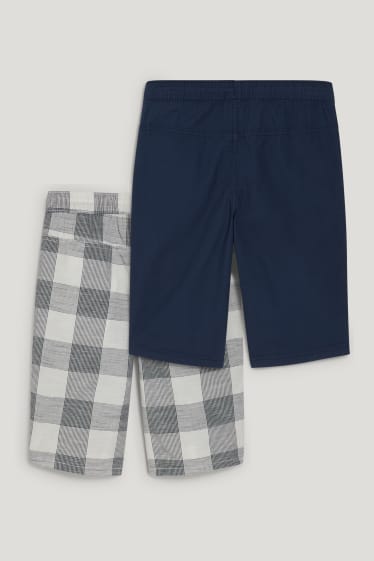 Kids Boys - Multipack 2er - Shorts - dunkelblau