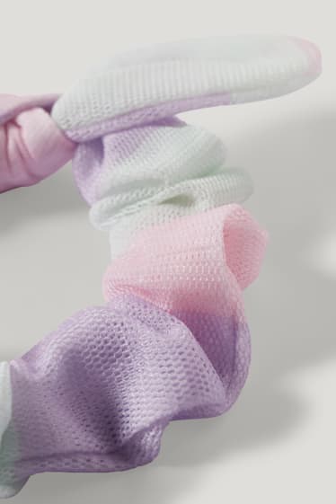 Batolata dívky - Ledové království - souprava - šaty a scrunchie gumička do vlasů - 2dílná - krémově bílá