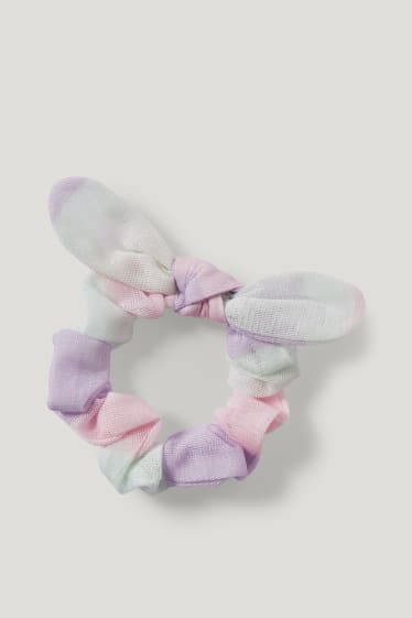 Batolata dívky - Ledové království - souprava - šaty a scrunchie gumička do vlasů - 2dílná - krémově bílá
