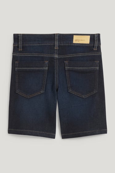 Garçons - Bermuda en jeans - jog denim - jean bleu foncé