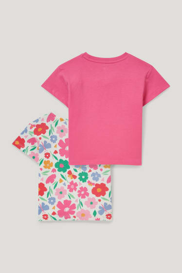 Toddler Girls - Confezione da 2 - t-shirt - fucsia