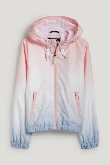 Kids Girls - Jas met capuchon - roze