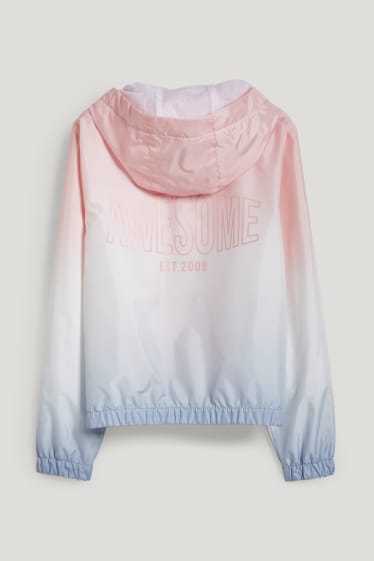 Kids Girls - Jas met capuchon - roze