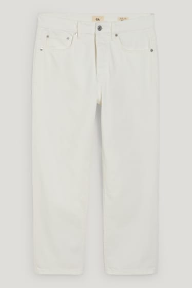 Clockhouse Boys - Crop Regular Jeans - cremeweiss