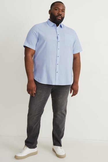 Caballero XL - Camisa - regular fit - kent - azul claro