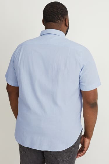 Caballero XL - Camisa - regular fit - kent - azul claro