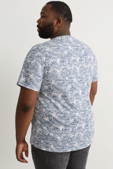 Herren XL - T-Shirt - weiß / blau